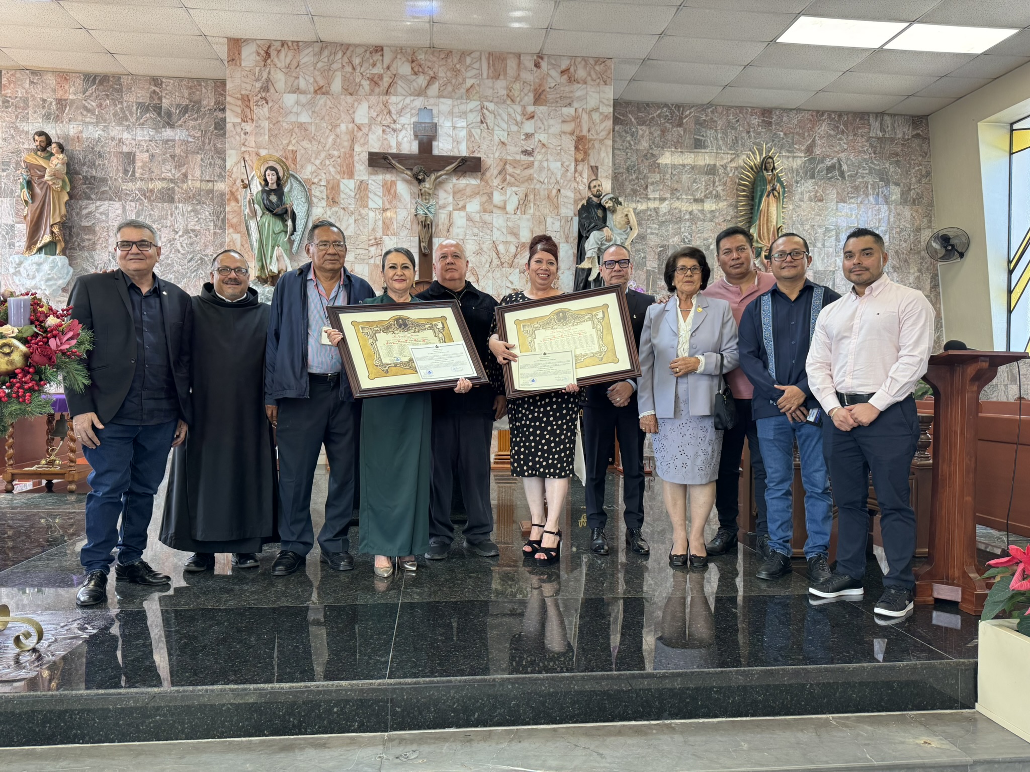 Entrega de la Carta de Hermandad de la Orden Hospitalaria de San Juan de Dios en México