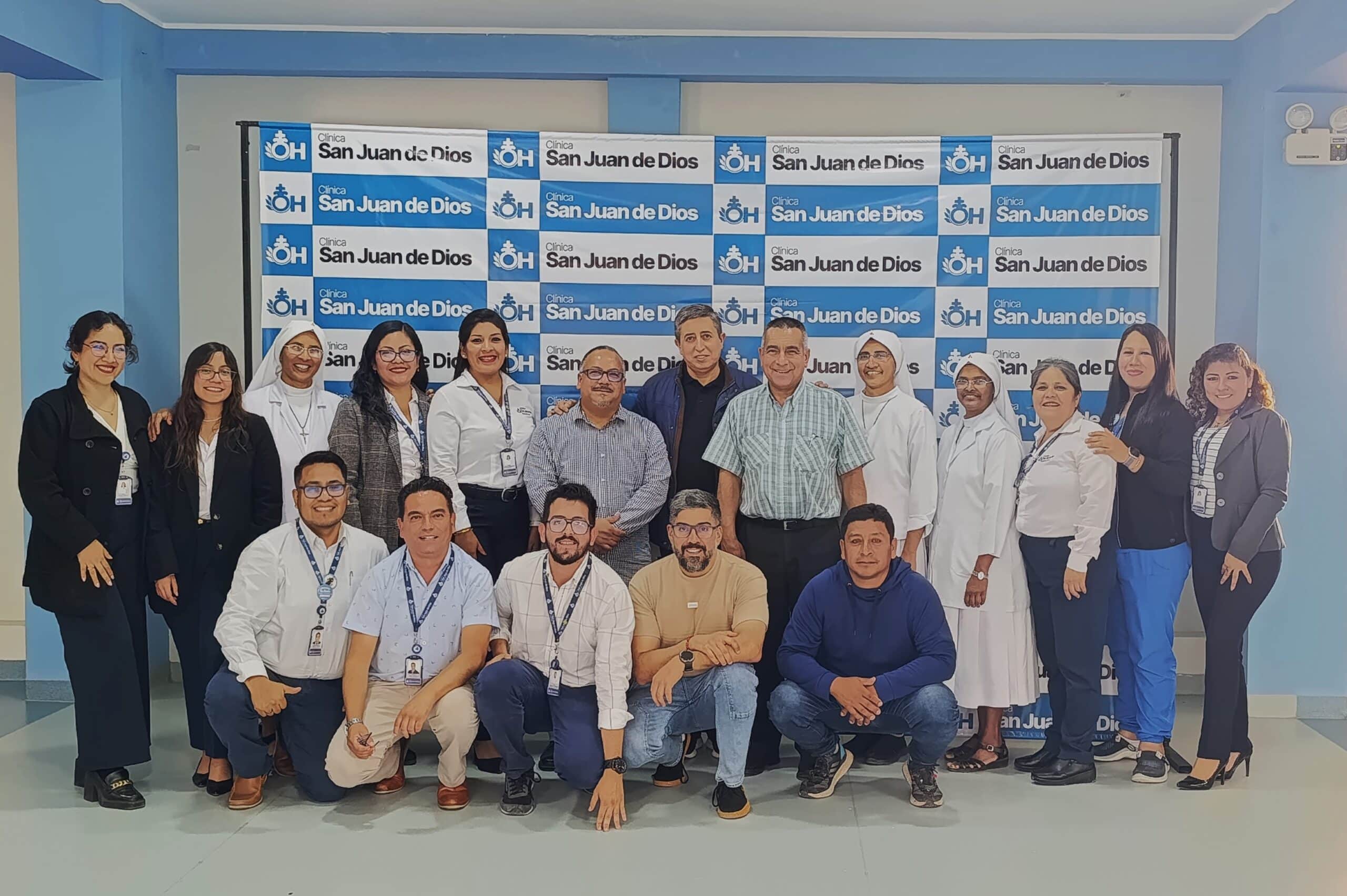 Clínica San Juan de Dios Chiclayo recibió la Visita Canónica con presencia de delegados de la Orden Hospitalaria