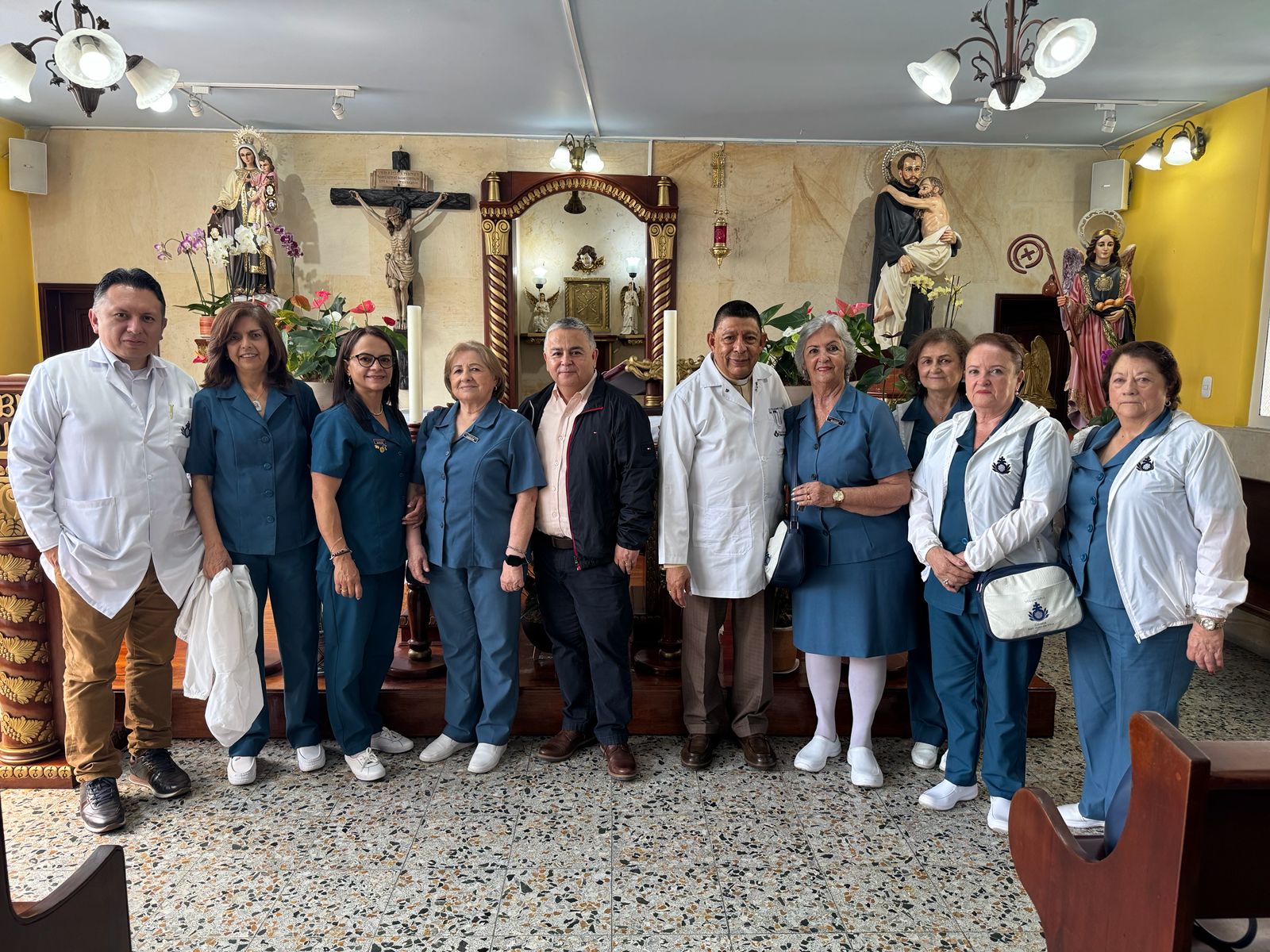 Visita Canónica Provincial 2025 en la Clínica San Juan de Dios – Manizales