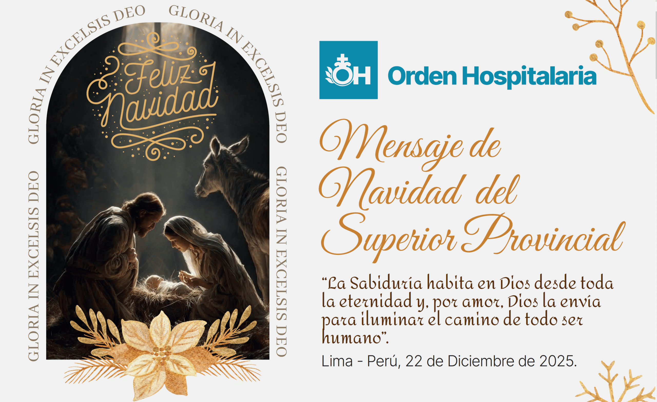 Mensaje de Navidad del Superior Provincial