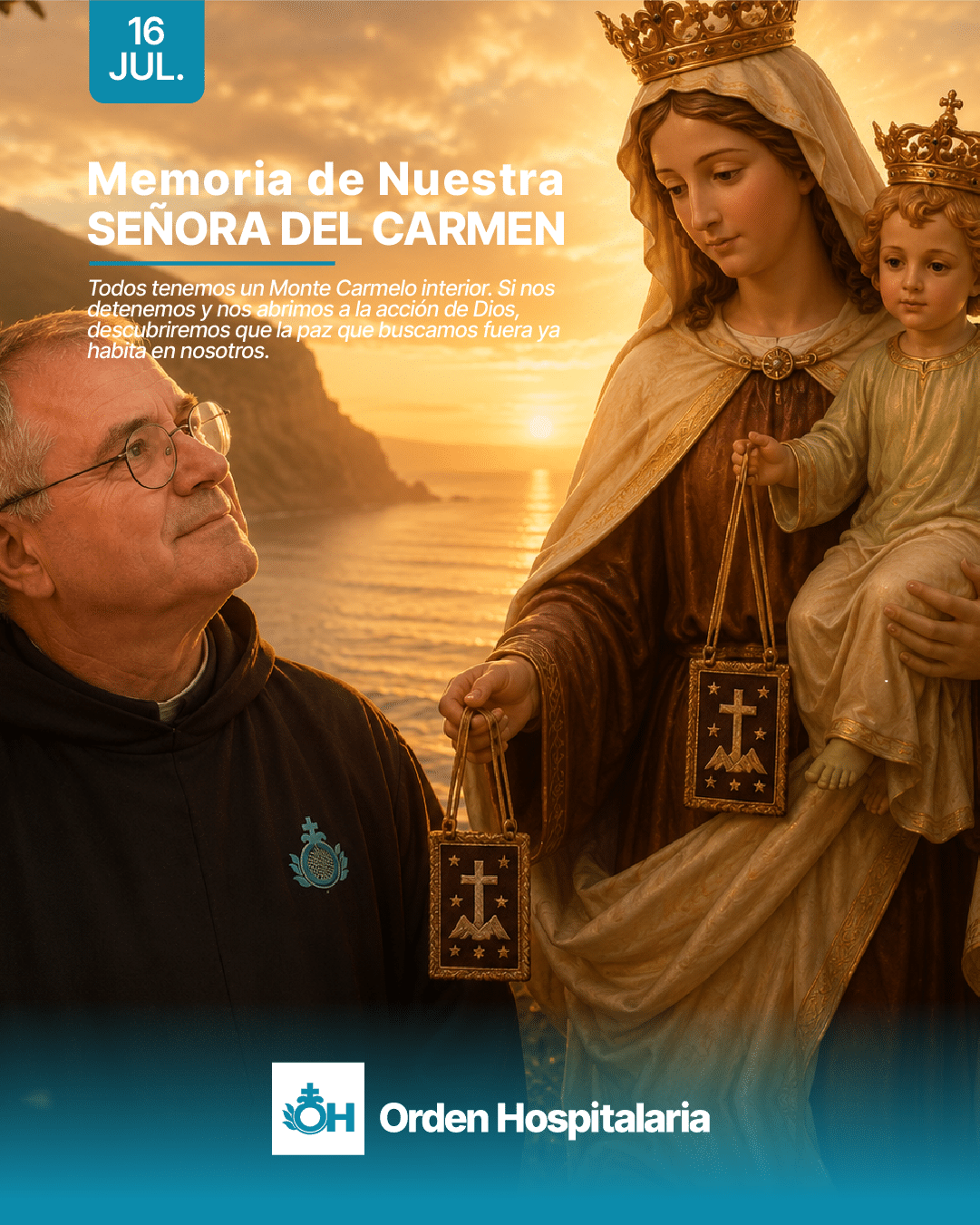 Virgen del Carmen, un camino para transformar la vida en un mundo cambiante